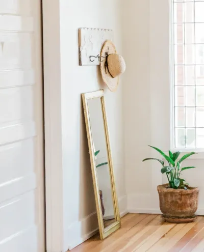 Front door in a home.